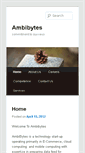 Mobile Screenshot of ambibytes.com